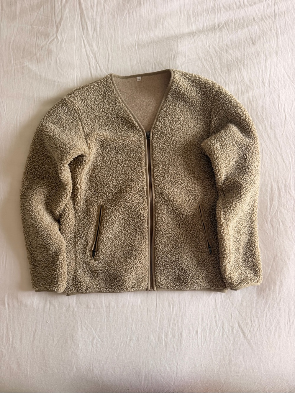Uniqlo Fleece Boa Sherpa Zip Jacket/Cardigan